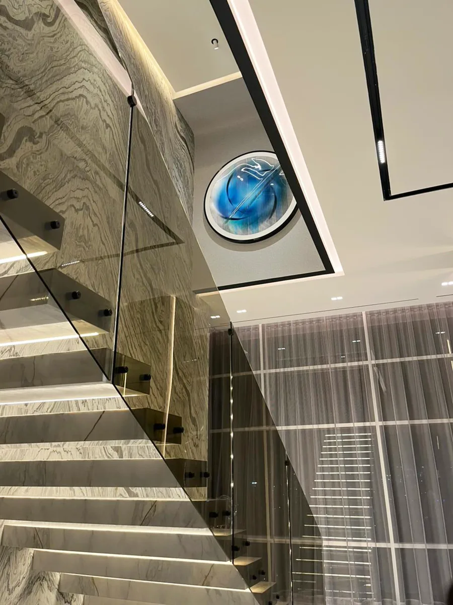 Portofino — Escalera de mármol