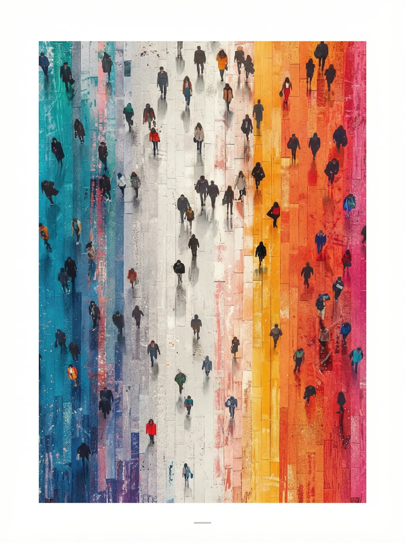 Multitudes — obra de TOFI a gran formato